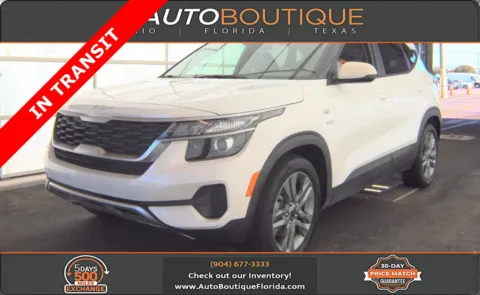 White 2023 Kia Seltos LX for sale in Jacksonville, FL