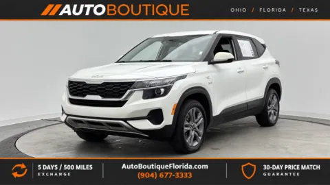 White 2023 Kia Seltos LX for sale in Jacksonville, FL