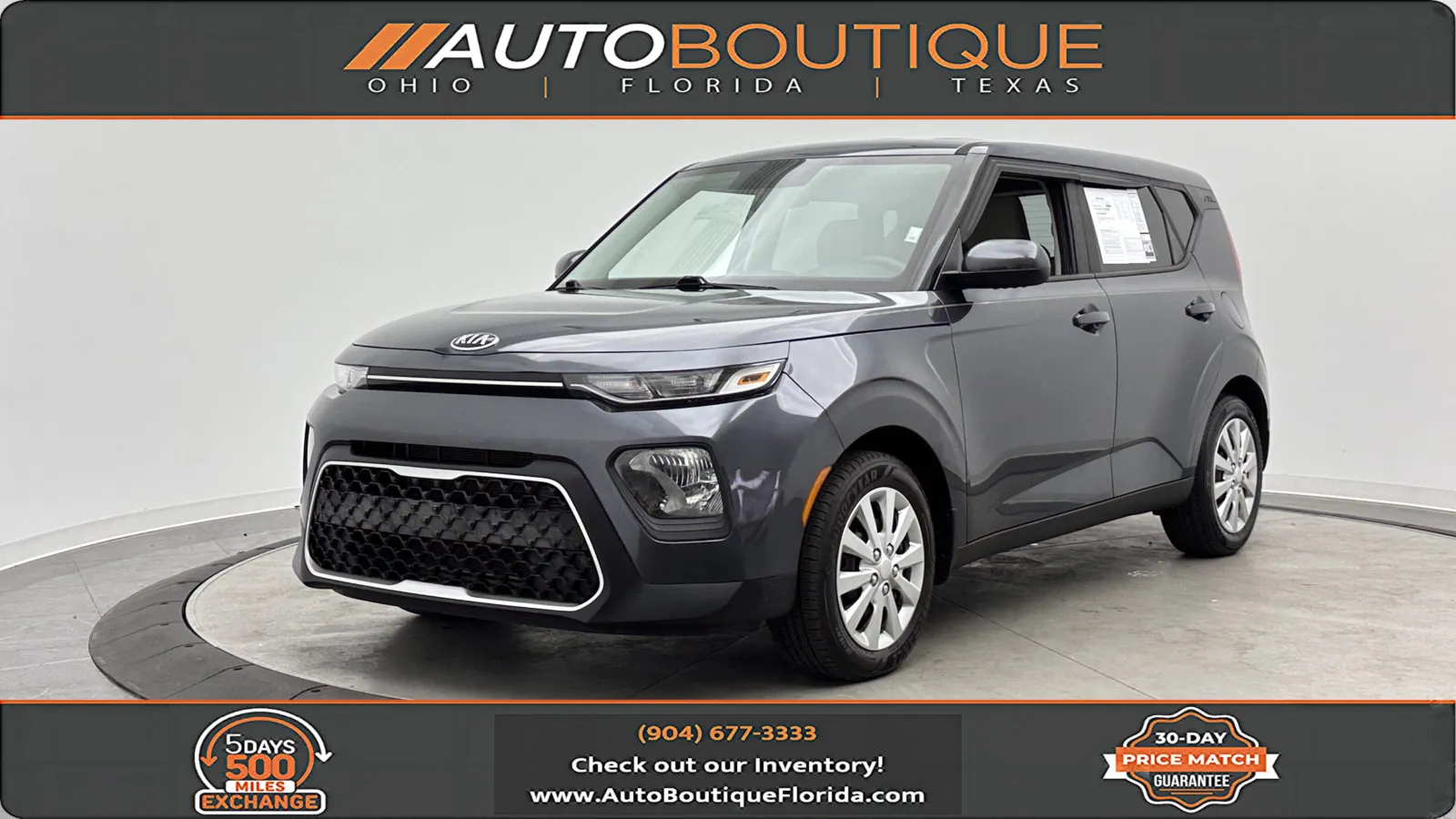 Gray 2020 Kia Soul LX for sale in Jacksonville, FL