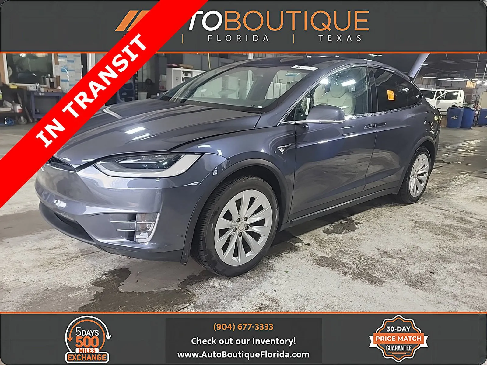 Gray 2020 Tesla Model X Long Range for sale in Jacksonville, FL