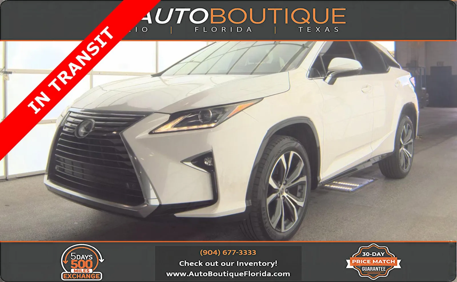 White 2017 Lexus RX 350 for sale in Jacksonville, FL