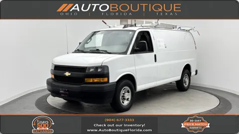 White 2022 Chevrolet Express Cargo Van 2500 for sale in Jacksonville, FL