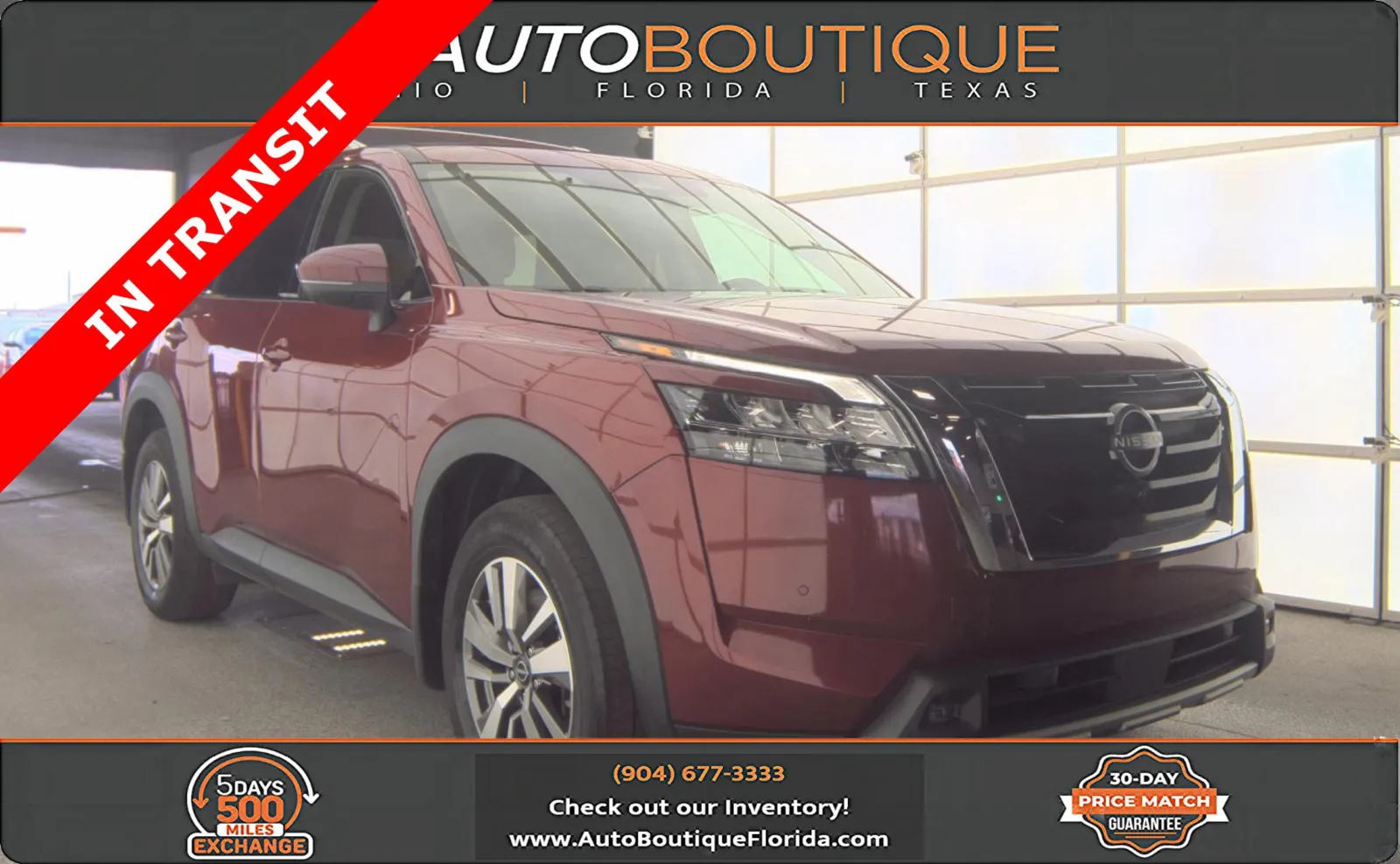 Red 2022 Nissan Pathfinder SL for sale in Jacksonville, FL