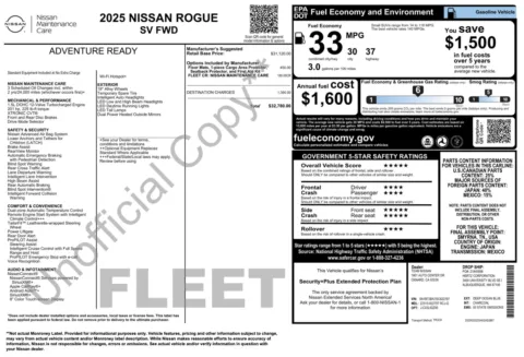 Photos of 2025 Nissan Rogue SV for sale in Jacksonville, FL at Auto Boutique Florida