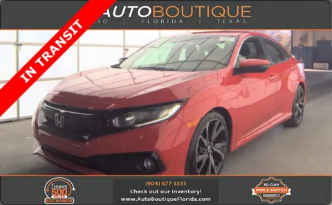 Red 2019 Honda Civic Sedan Sport for sale in Jacksonville, FL