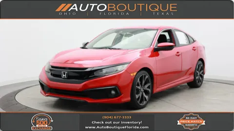 Red 2019 Honda Civic Sedan Sport for sale in Jacksonville, FL