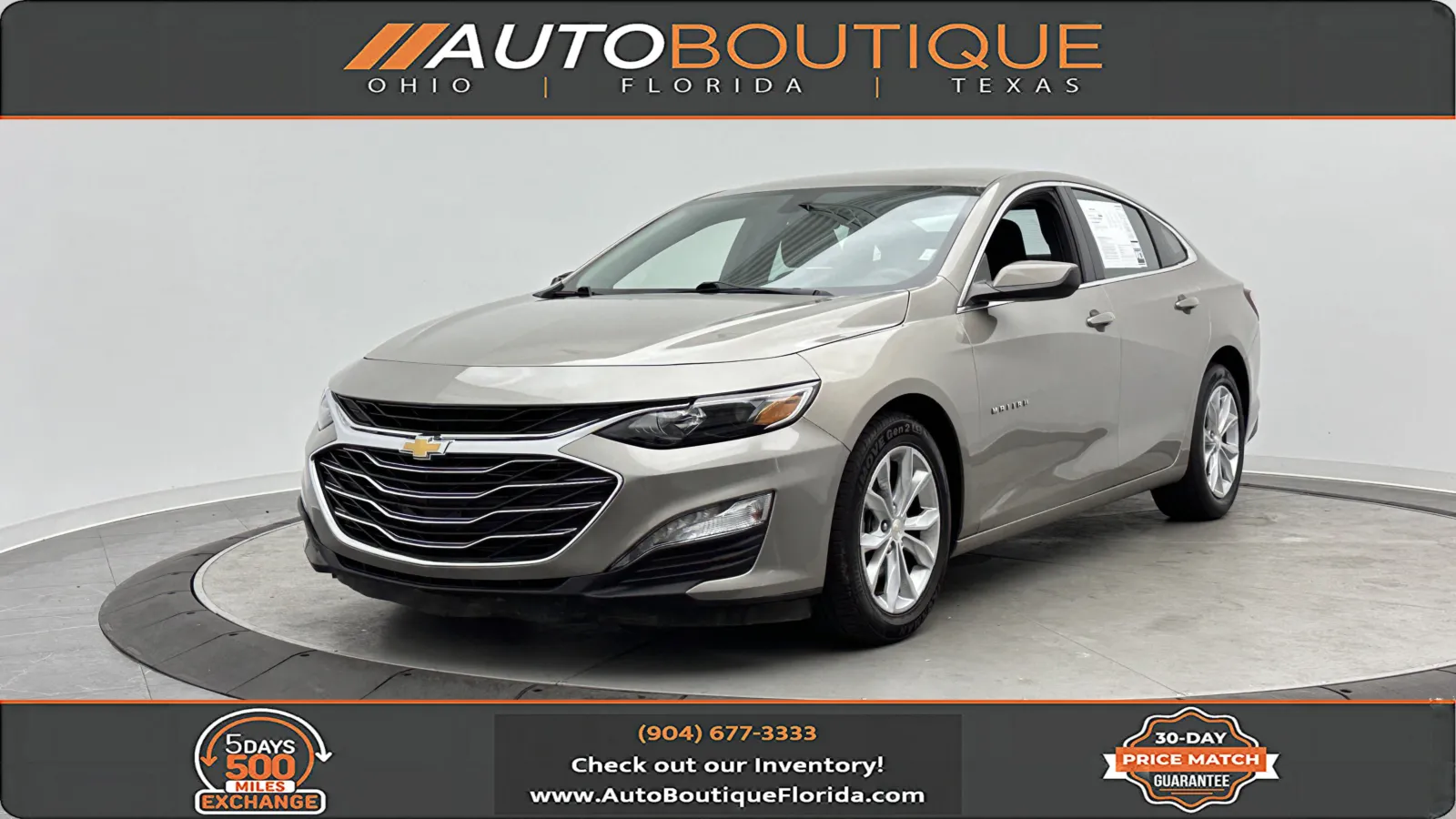 Gray 2022 Chevrolet Malibu LT for sale in Jacksonville, FL