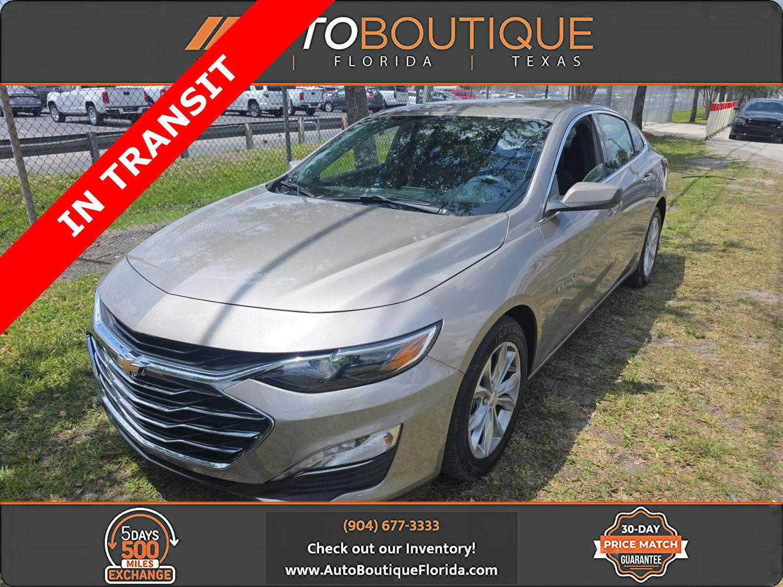 Gray 2022 Chevrolet Malibu LT for sale in Jacksonville, FL