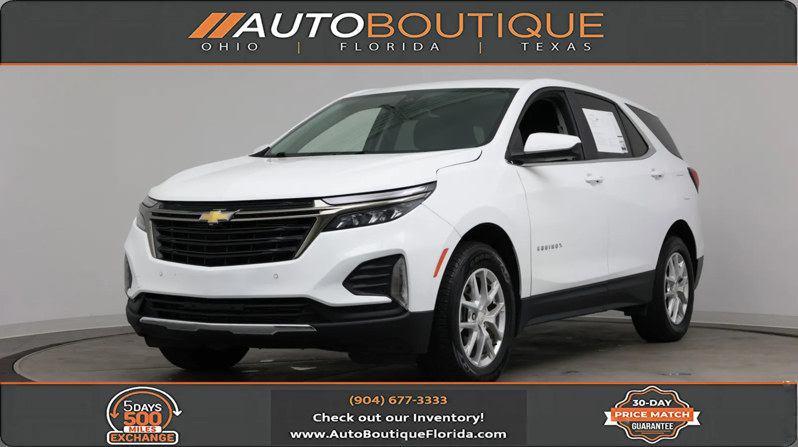 White 2024 Chevrolet Equinox LT for sale in Jacksonville, FL