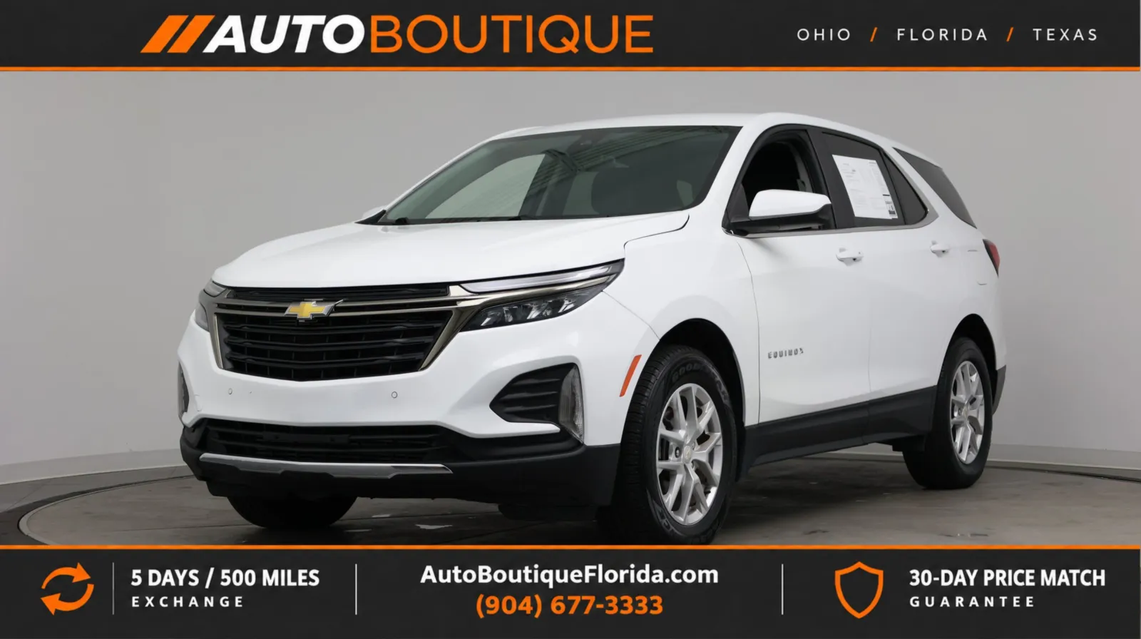 White 2024 Chevrolet Equinox LT for sale in Jacksonville, FL