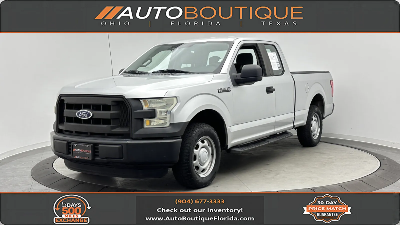 Silver 2015 Ford F-150 XL for sale in Jacksonville, FL