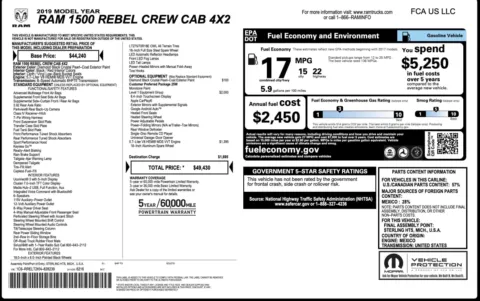 Photos of 2019 Ram 1500 Rebel for sale in Jacksonville, FL at Auto Boutique Florida