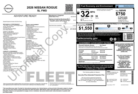 More photos of 2026 Nissan Rogue SL at Auto Boutique Florida, FL