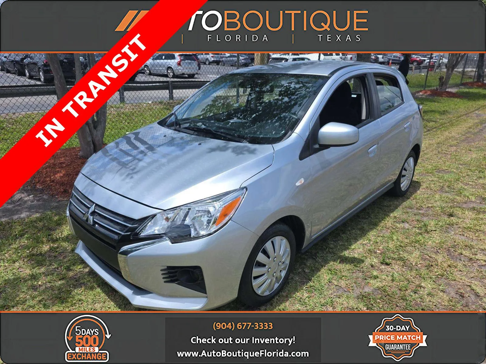 Silver 2024 Mitsubishi Mirage ES for sale in Jacksonville, FL
