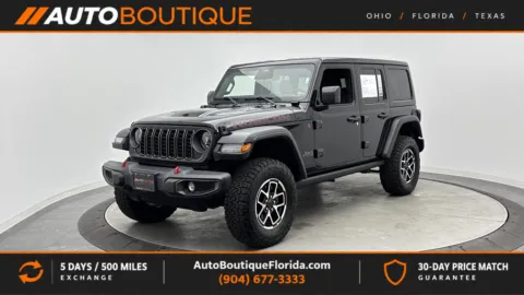 Black 2025 Jeep Wrangler Rubicon for sale in Jacksonville, FL
