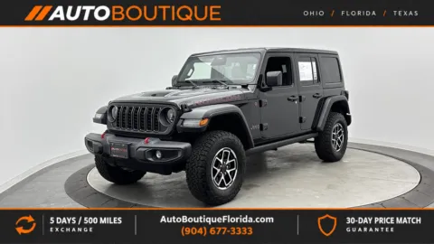 Black 2025 Jeep Wrangler Rubicon for sale in Jacksonville, FL