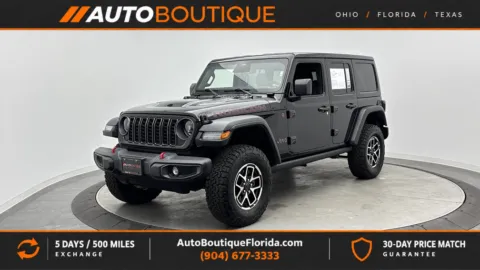 Black 2025 Jeep Wrangler Rubicon for sale in Jacksonville, FL