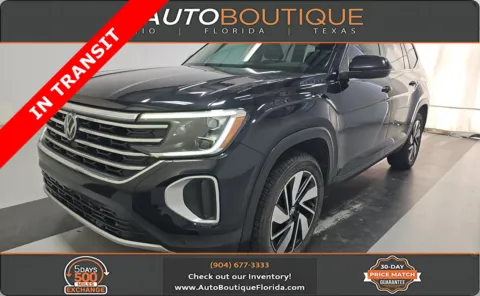Black 2024 Volkswagen Atlas 2.0T SE w/Technology for sale in Jacksonville, FL