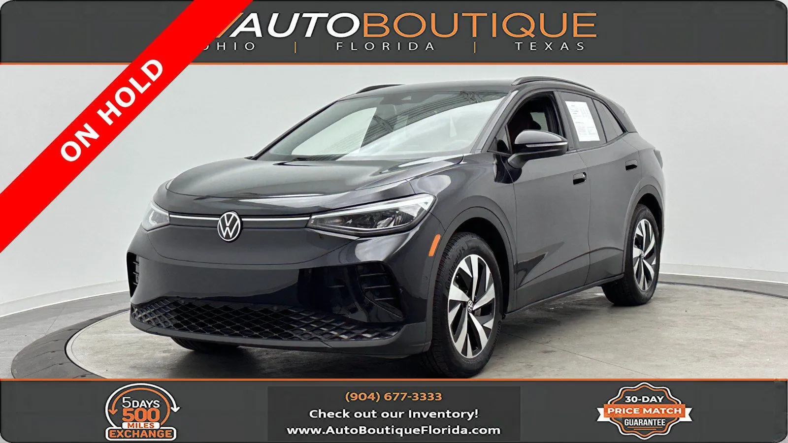 Black 2024 Volkswagen ID.4 Standard for sale in Jacksonville, FL