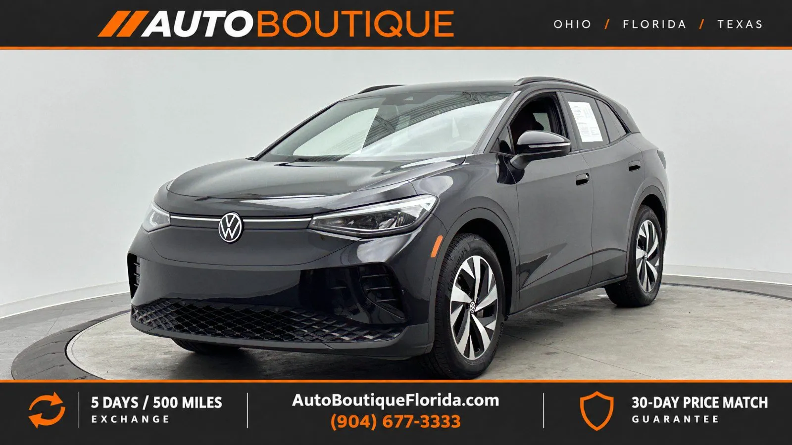 Black 2024 Volkswagen ID.4 Standard for sale in Jacksonville, FL