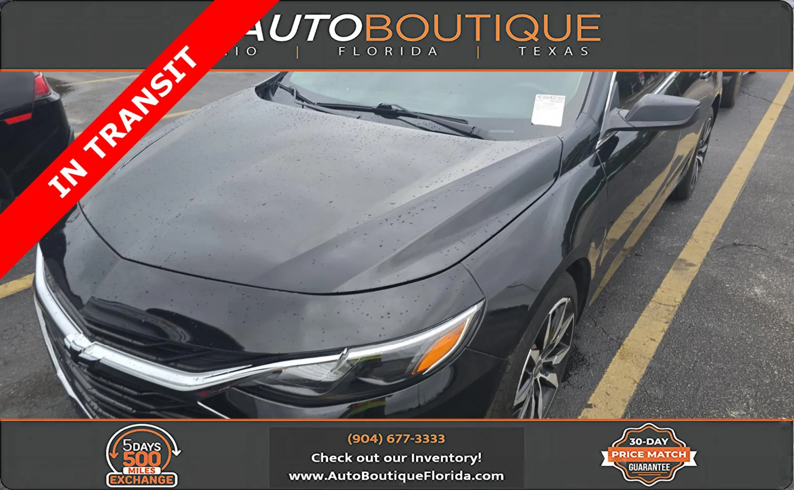 Black 2024 Chevrolet Malibu RS for sale in Jacksonville, FL