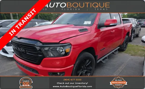 Red 2020 Ram 1500 Big Horn for sale in Jacksonville, FL