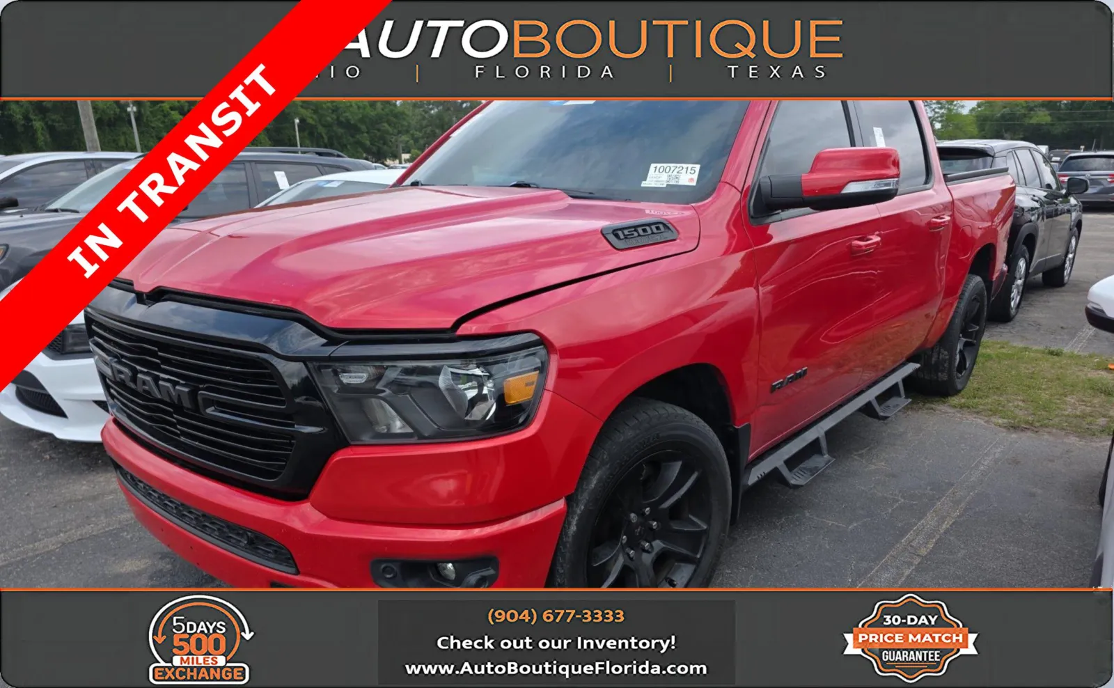 Red 2020 Ram 1500 Big Horn for sale in Jacksonville, FL