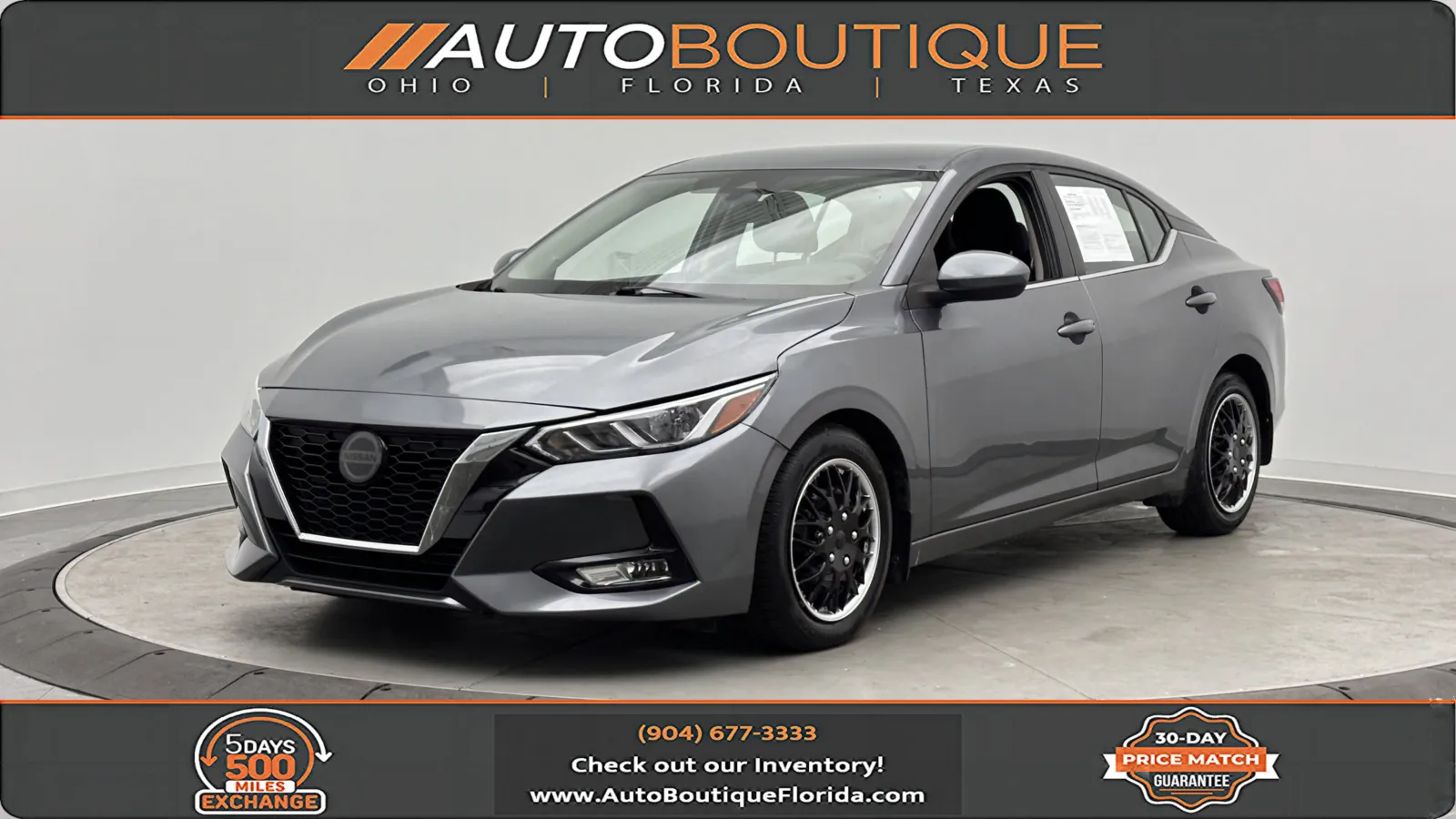 Gray 2020 Nissan Sentra S for sale in Jacksonville, FL