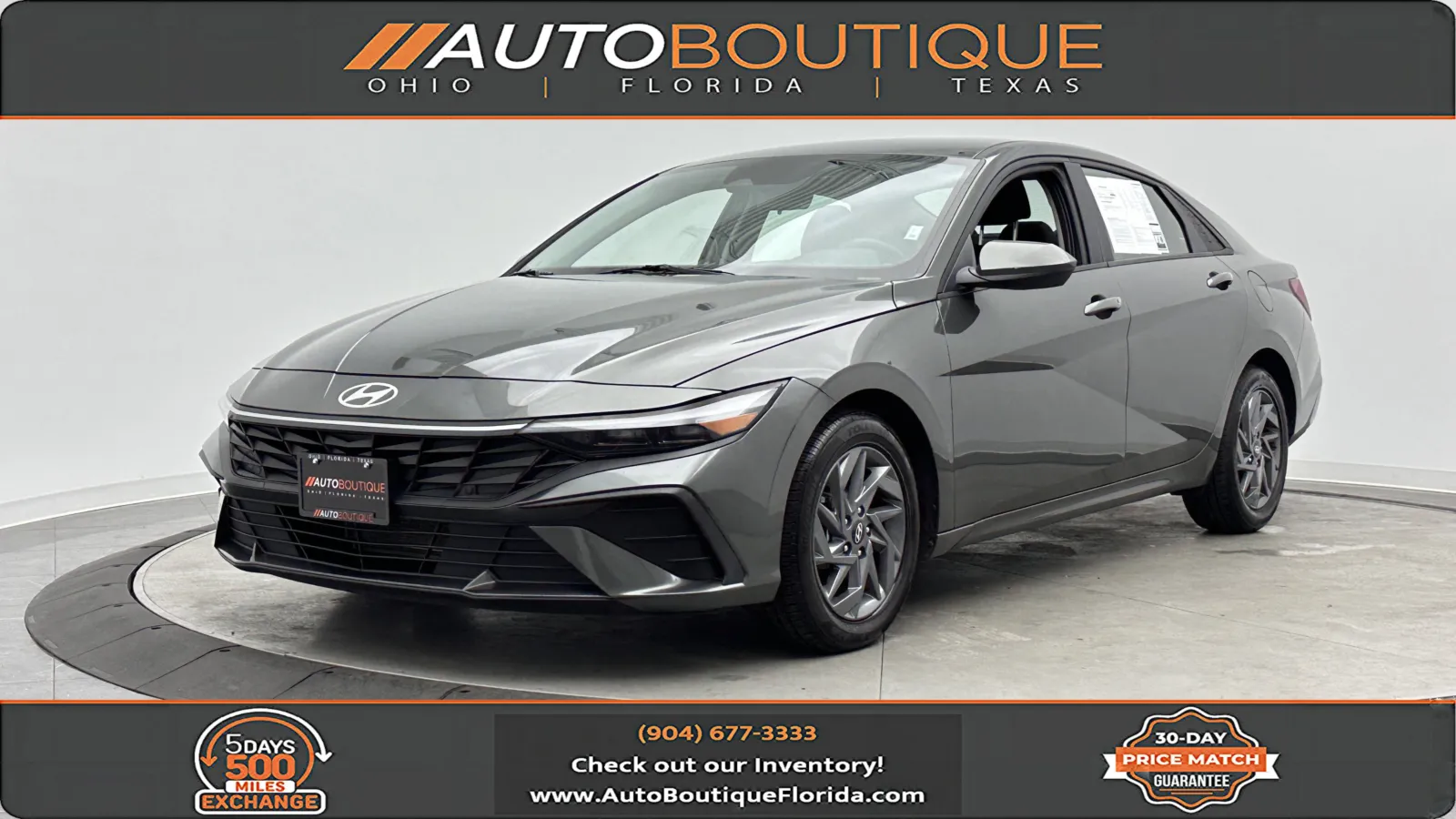Gray 2024 Hyundai Elantra SEL for sale in Jacksonville, FL