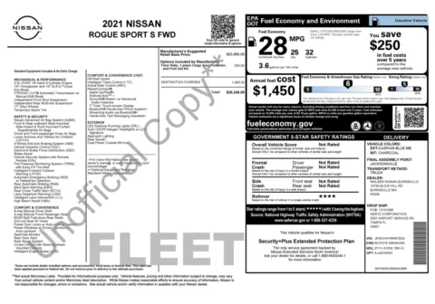Photos of 2021 Nissan Rogue Sport S for sale in Jacksonville, FL at Auto Boutique Florida