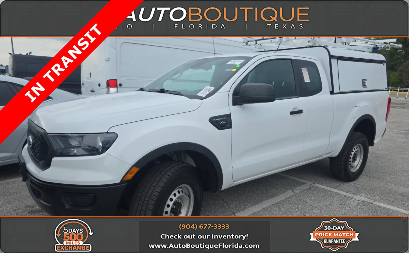 White 2022 Ford Ranger XL for sale in Jacksonville, FL