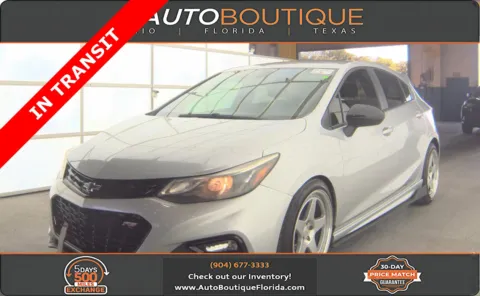 Silver 2018 Chevrolet Cruze LT for sale in Jacksonville, FL