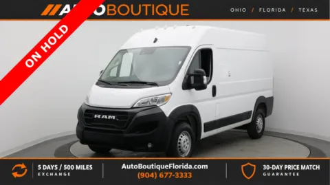White 2024 Ram ProMaster Cargo Van Tradesman for sale in Jacksonville, FL
