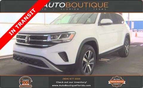 White 2021 Volkswagen Atlas 2.0T SE for sale in Jacksonville, FL