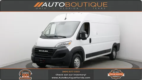 White 2023 Ram ProMaster Cargo Van 2500 159 WB for sale in Jacksonville, FL