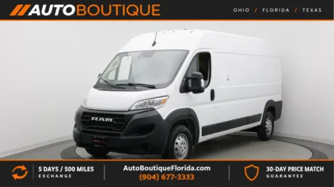 White 2023 Ram ProMaster Cargo Van 2500 159 WB for sale in Jacksonville, FL
