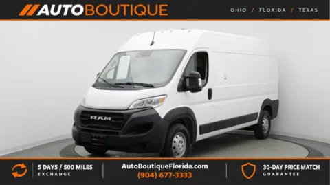 White 2023 Ram ProMaster Cargo Van 2500 159 WB for sale in Jacksonville, FL