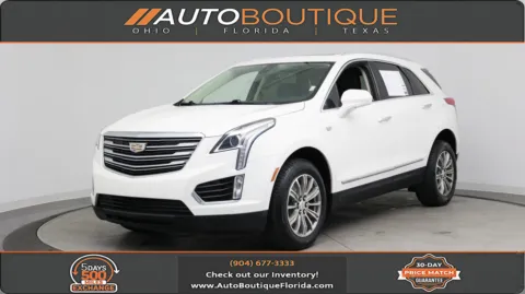 White 2019 Cadillac XT5 Luxury FWD for sale in Jacksonville, FL