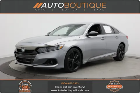 Silver 2021 Honda Accord Sedan Sport for sale in Jacksonville, FL