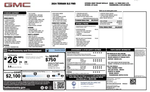 Photos of 2024 GMC Terrain SLE for sale in Jacksonville, FL at Auto Boutique Florida