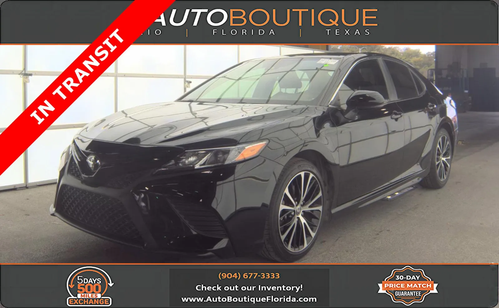 Black 2020 Toyota Camry SE for sale in Jacksonville, FL