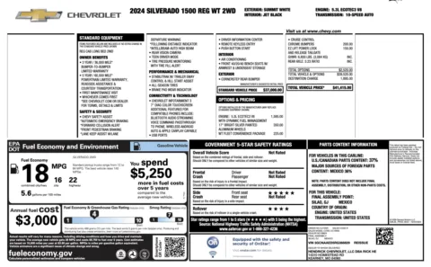 More photos of 2024 Chevrolet Silverado 1500 Work Truck at Auto Boutique Florida, FL