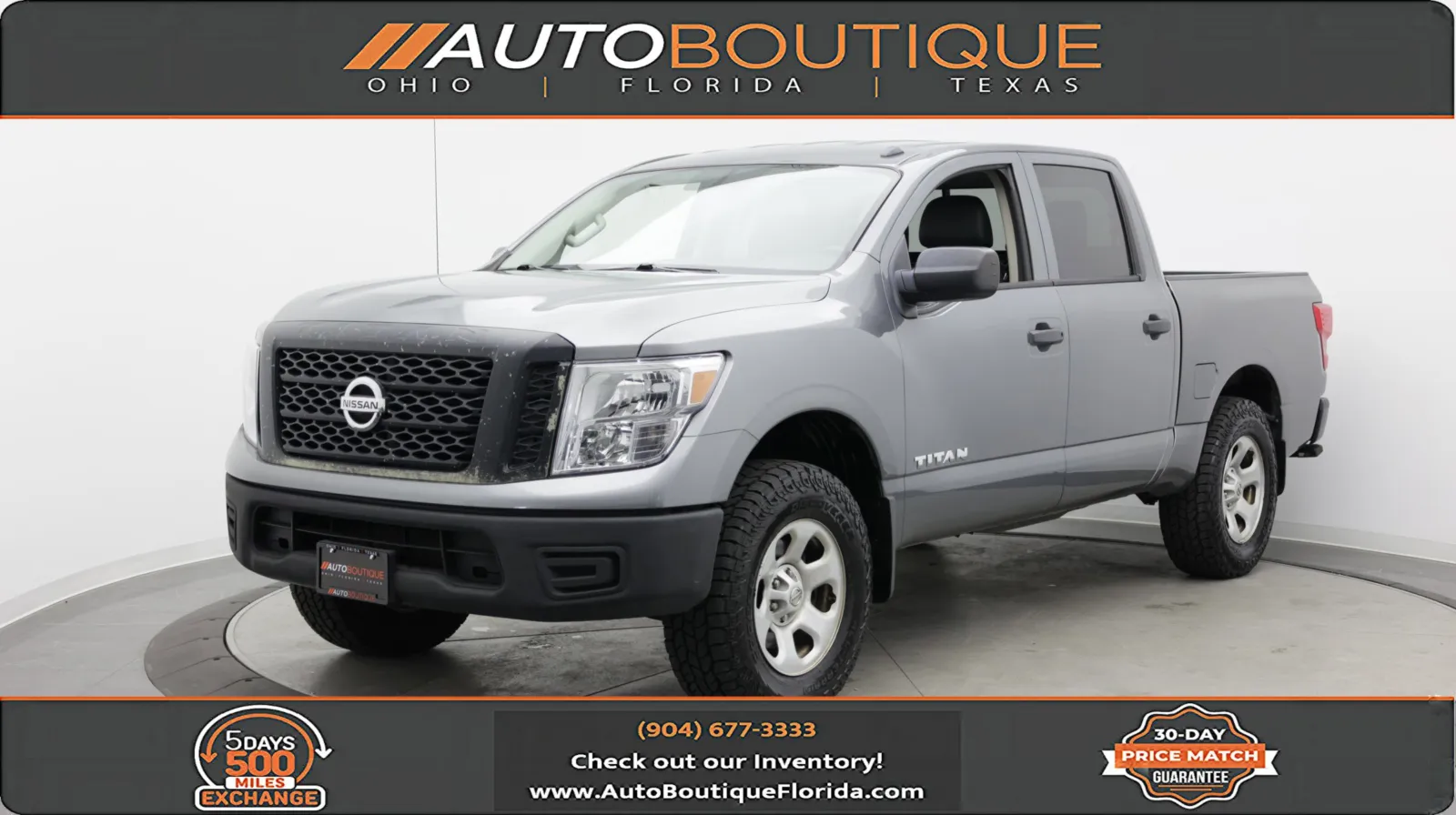Gray 2019 Nissan Titan S for sale in Jacksonville, FL