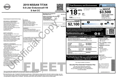 Photos of 2019 Nissan Titan S for sale in Jacksonville, FL at Auto Boutique Florida
