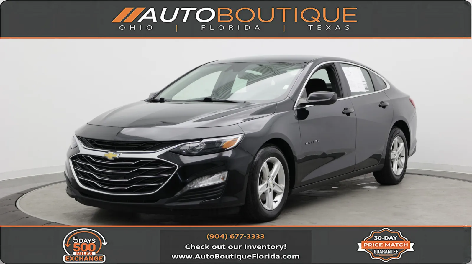 Black 2023 Chevrolet Malibu LT for sale in Jacksonville, FL