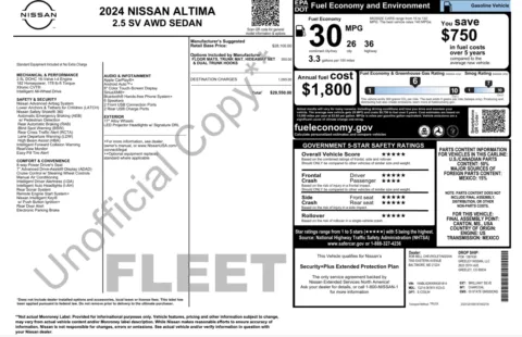 More photos of 2024 Nissan Altima 2.5 SV at Auto Boutique Florida, FL