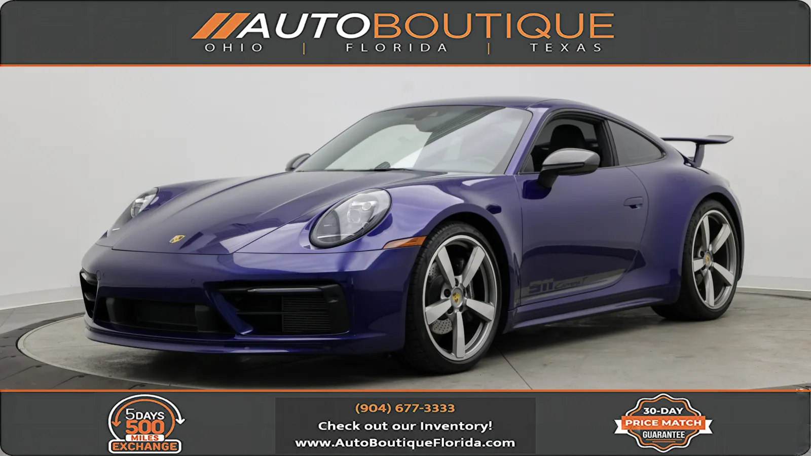 Blue 2024 Porsche 911 Carrera T for sale in Jacksonville, FL
