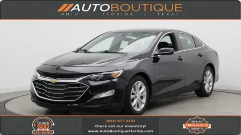 Black 2021 Chevrolet Malibu LT for sale in Jacksonville, FL