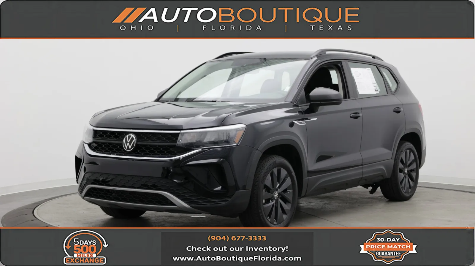 Black 2023 Volkswagen Taos S for sale in Jacksonville, FL