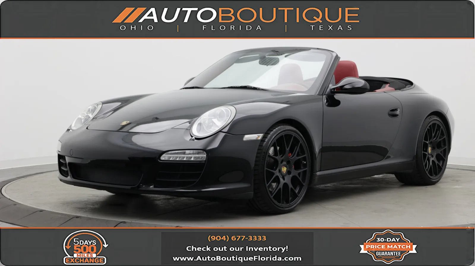 Black 2009 Porsche 911 for sale in Jacksonville, FL